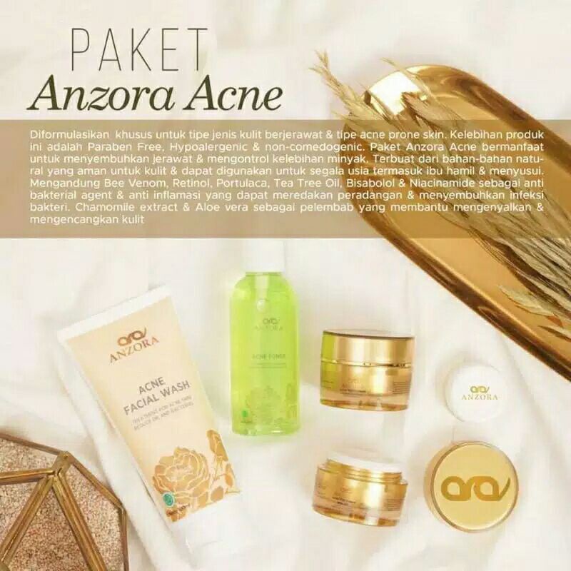 ANZORA SKINCARE ANZORA ORIGINAL ACNE ANZORA GLOWING