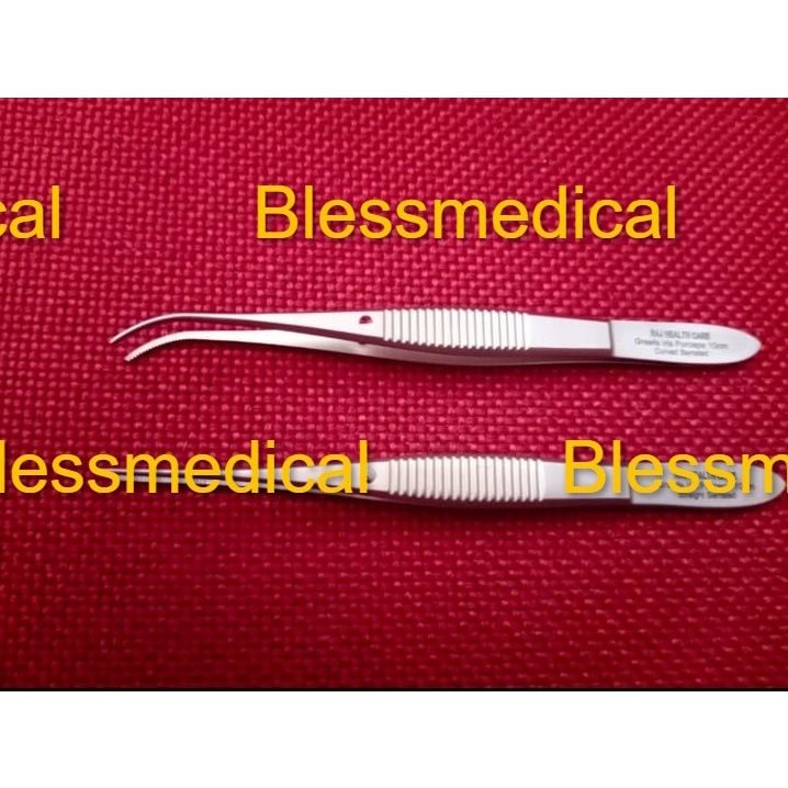 Pinset Bedah Anatomis Chirugis 14cm Premium