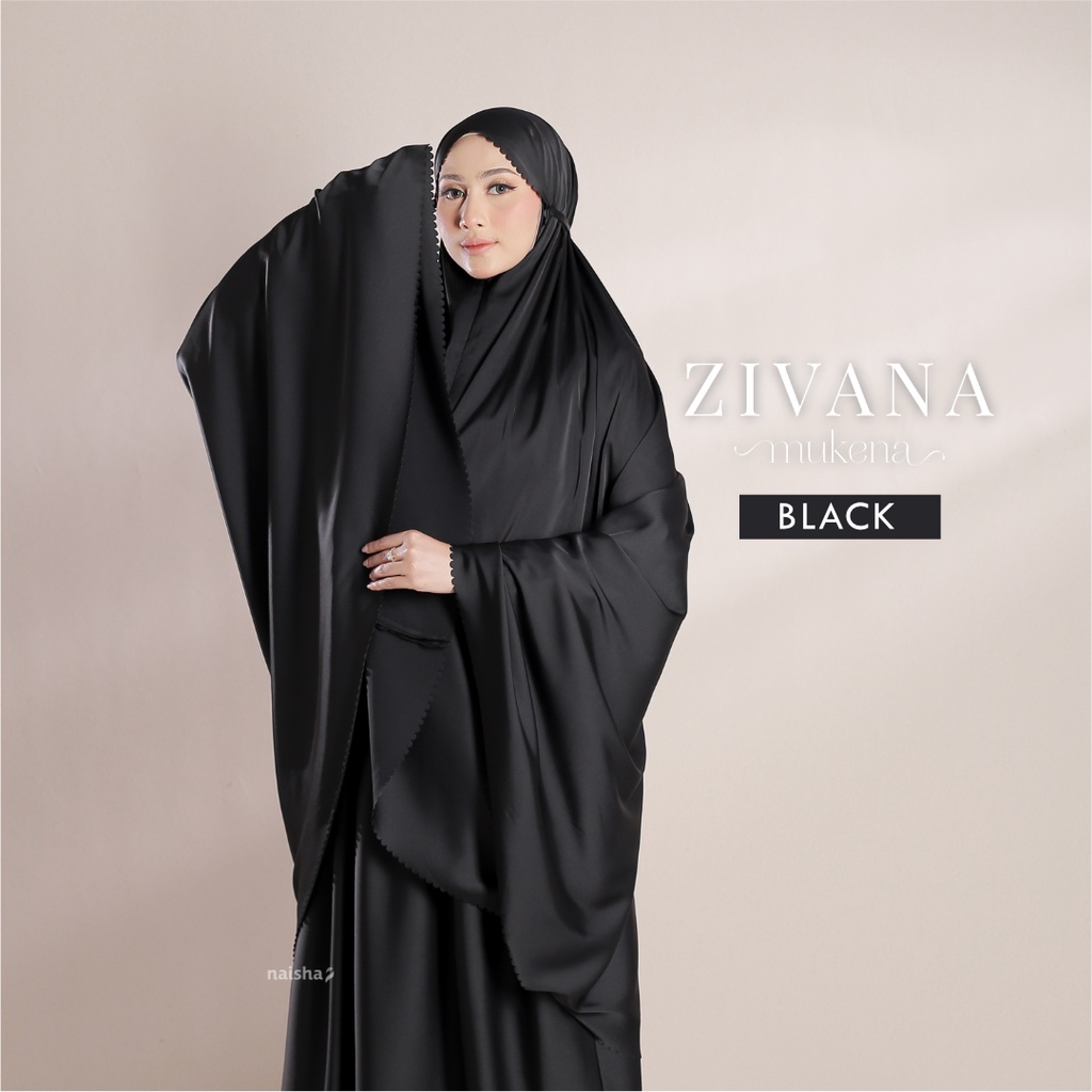 Zivana Mukena - Giter Store - Mukena Silk Premium 2in1 by Naisha