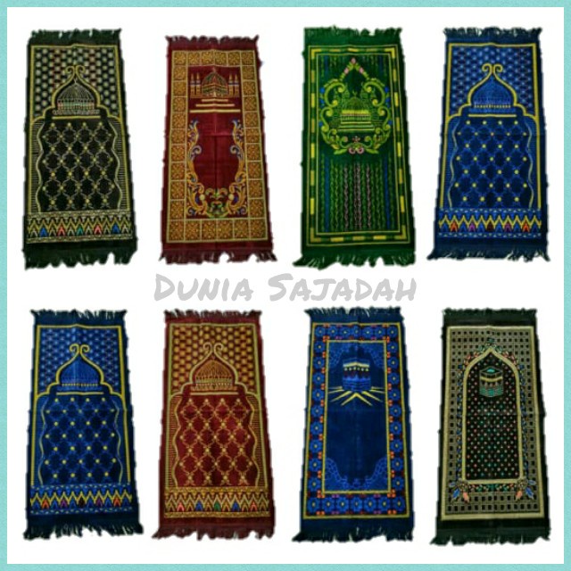 Promo Ramadhan 2023 - Sajadah Turkey Tebal Midi Bludru / Sajadah Turki Midi Alydrus - Sedia Sajadah 