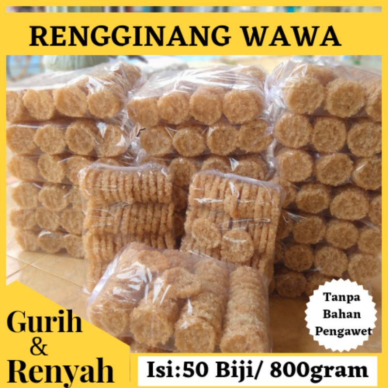 

Rengginang Murah Asli renyah gurih Buatan Tangan Sendiri 50 pcs