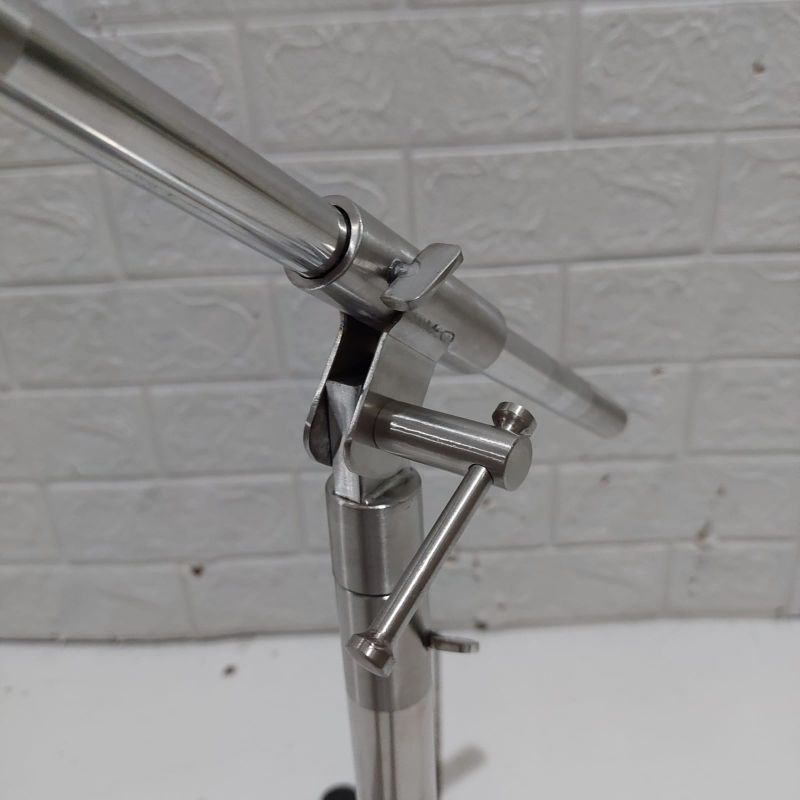 stand mic pendek stainless