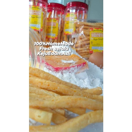 

SNACK CHEESE STICK KEJU/CHEESE STICK EDAM/SISTIK KEJU (250GRAM)