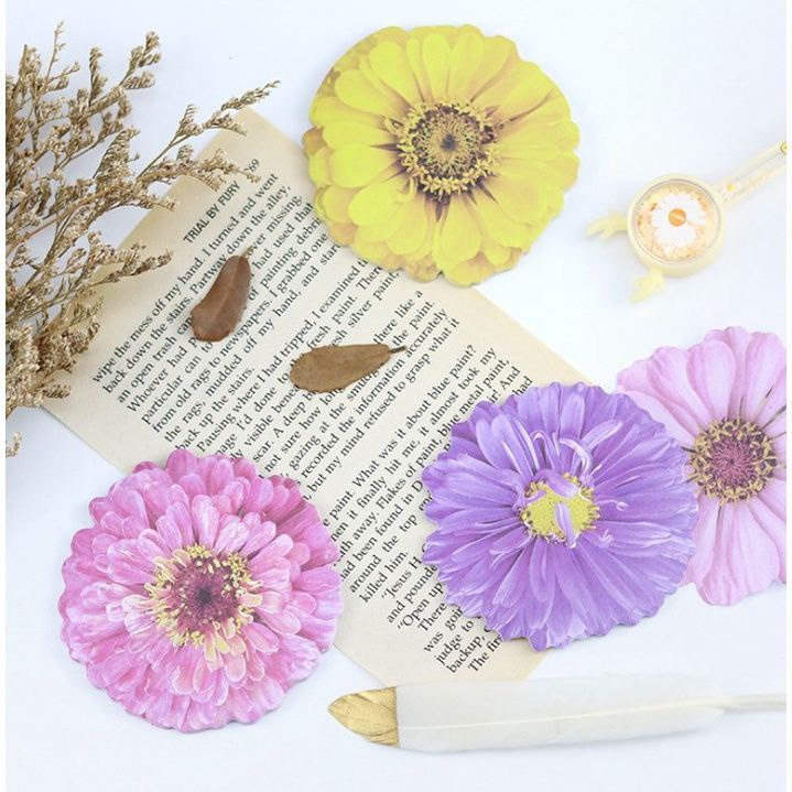 

Flowers Sticky Notes| Memopad Sticky Note Motif Bunga