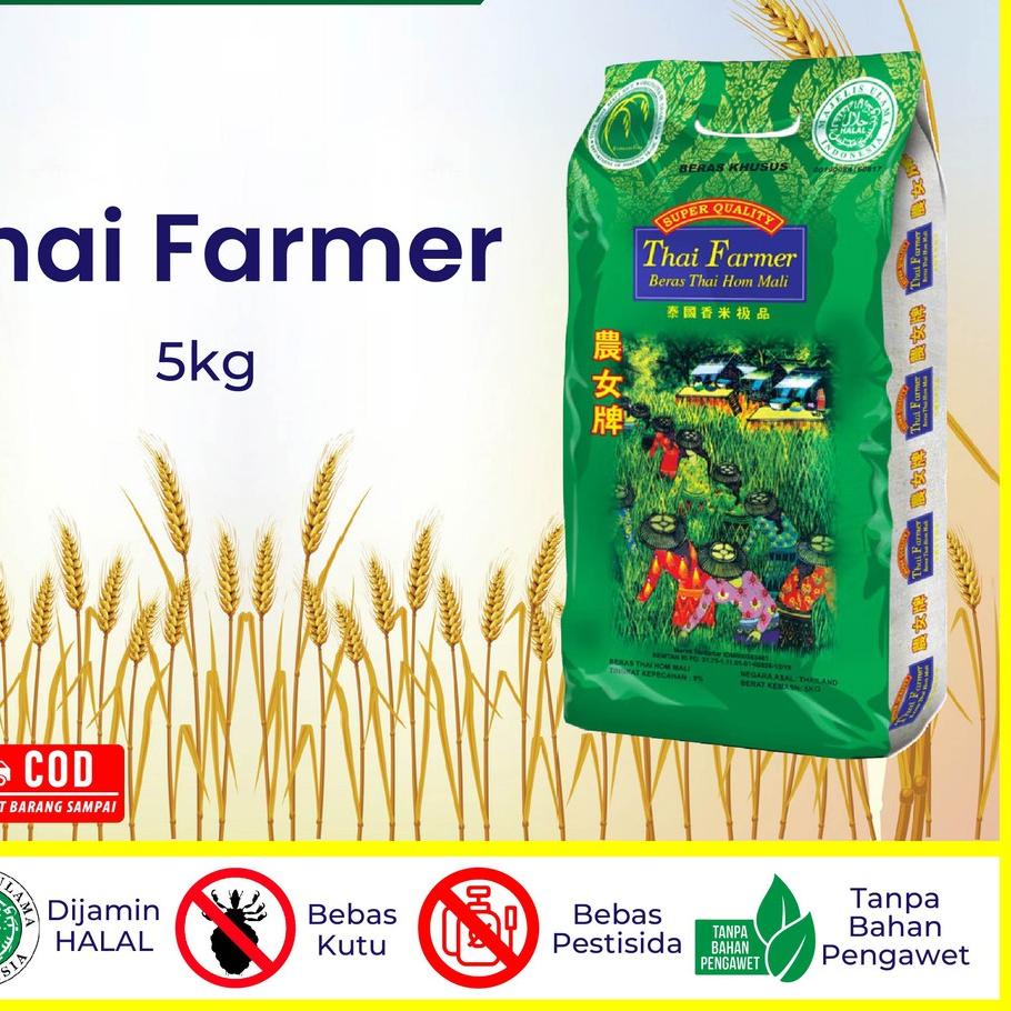 

♦ Beras Online - BERAS THAILAND FARMER 5KG ✶