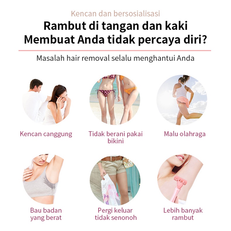perontok bulu permanen krim perontok bulu perontok bulu kaki 60g Hair removal cream ketiak hair removal bagian pribadi kaki lengan bergizi hair removal perbaikan krim