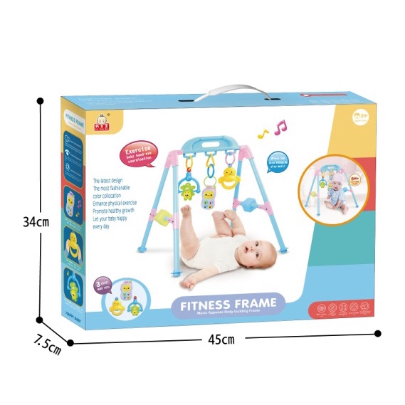 MAINAN ANAK BAYI BABY ACTIVITY GYM PLAYGYM BELL KADO LAHIRAN TERBAIK