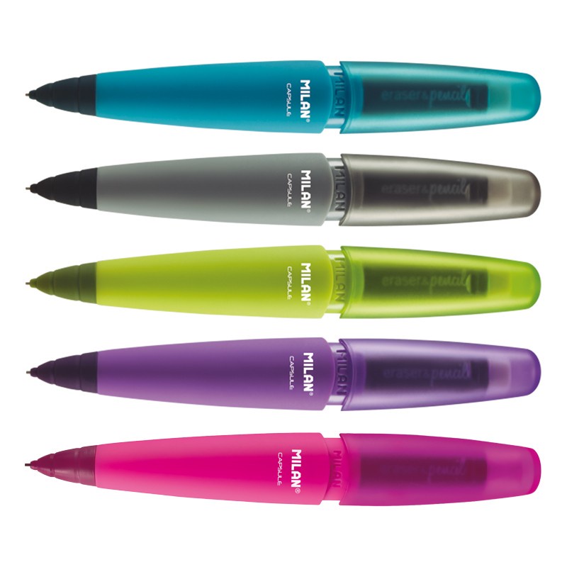 

[BMS Surabaya] Milan Eraser & Pencil Capsule 2B 0,7mm (1 Pcs) #185079