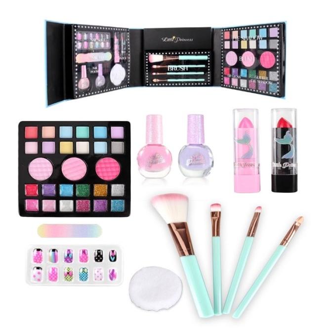 Mainan Anak perempuan Make Up set Anak simulasi Make up seperti Asli