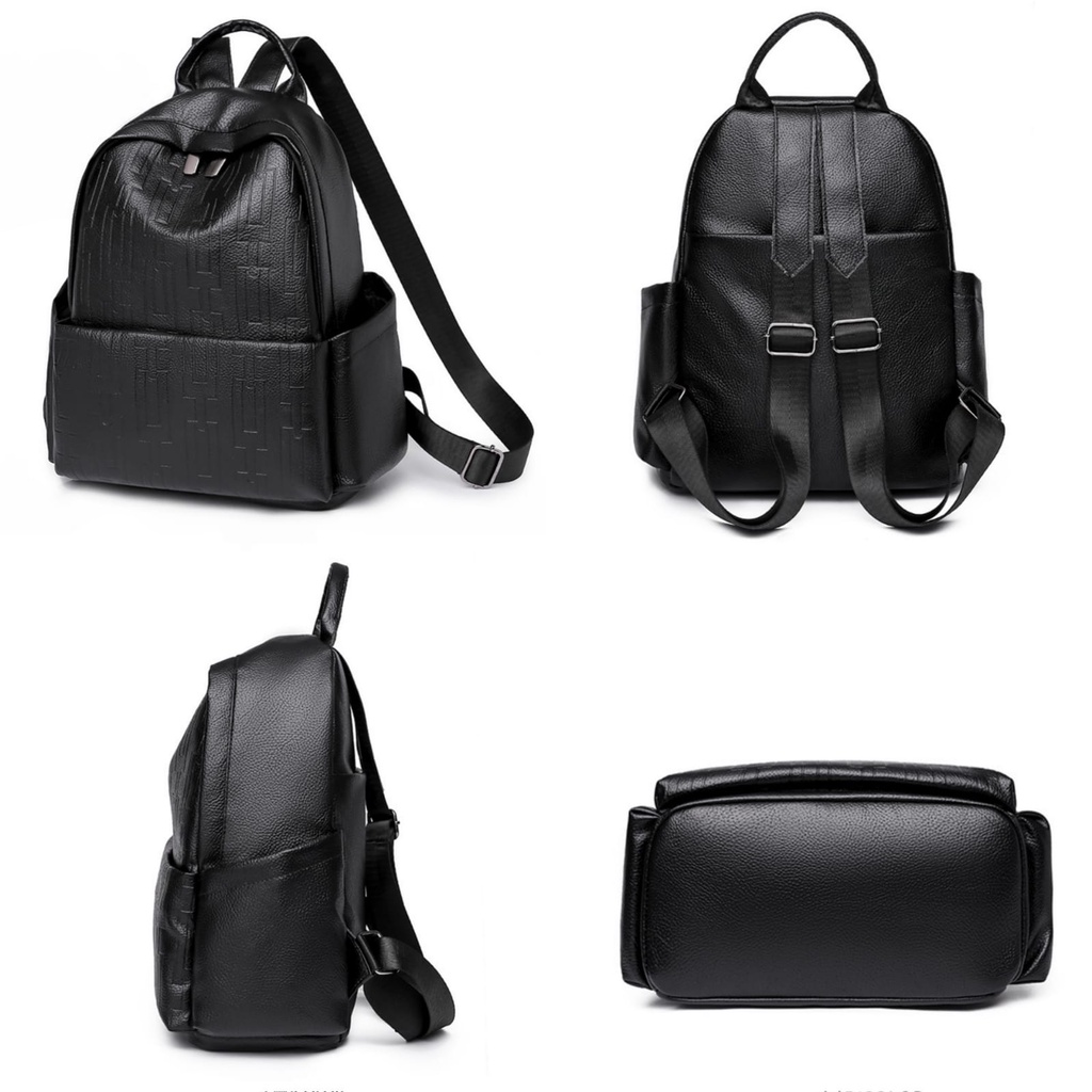 TAS RANSEL WANITA ROSEDALE KULIT TA748B5 BACKPACK KOREA HITAM GENDONG SEKOLAH PUNGGUNG KULIAH MURAH FASHION REMAJA KEKINIAN KERJA BATAM PREMIUM CEWEK BRANDED