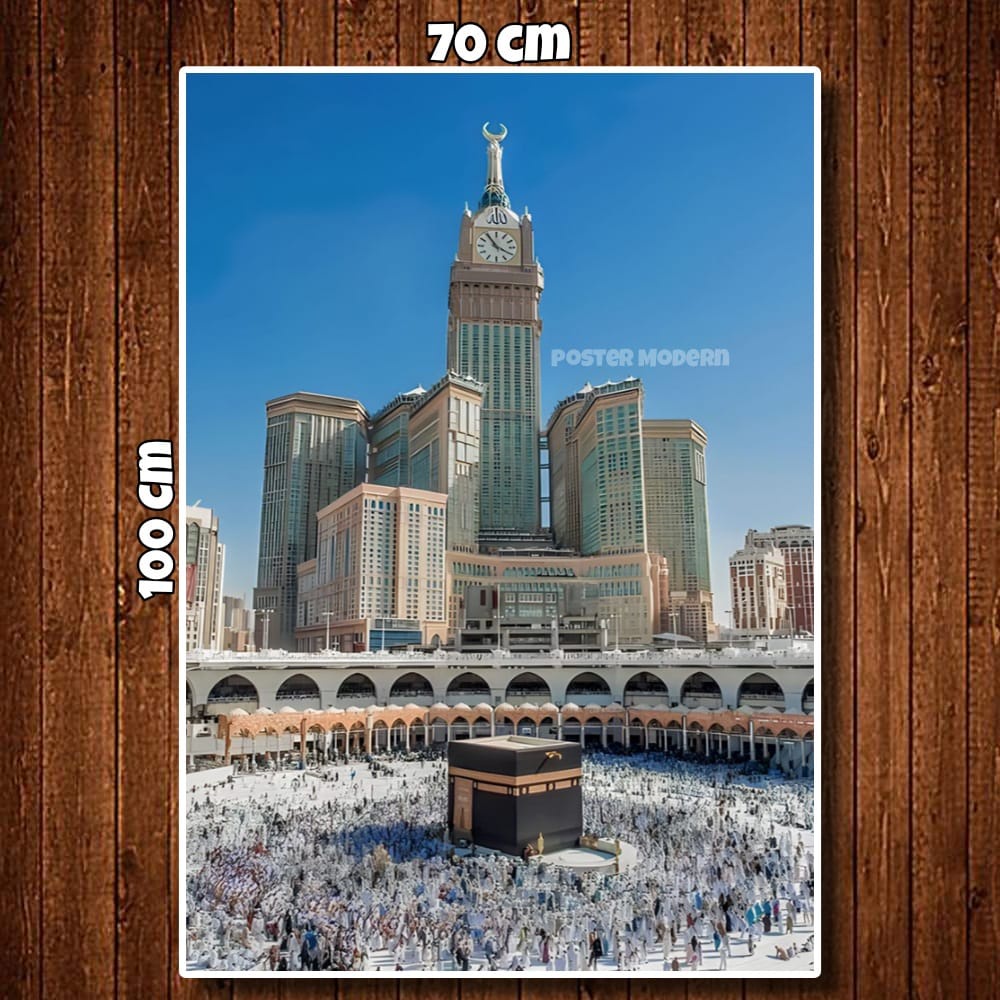 HIASAN DINDING KABAH MEKAH CODE23 VERTIKAL XTRA JUMBO 50X100CM 70X100CM 100X150CM 100X200CM / KABAH 