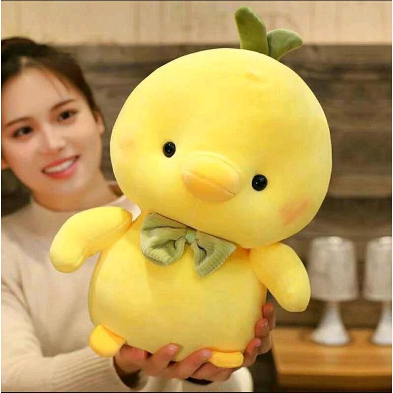 Boneka Bebek Kecil Super Lucu Imut Boneka Super Lembut Peluk Tidur Mainan Mewah Ada Serat Hadiah Ulang Tahun Anak Perempuan