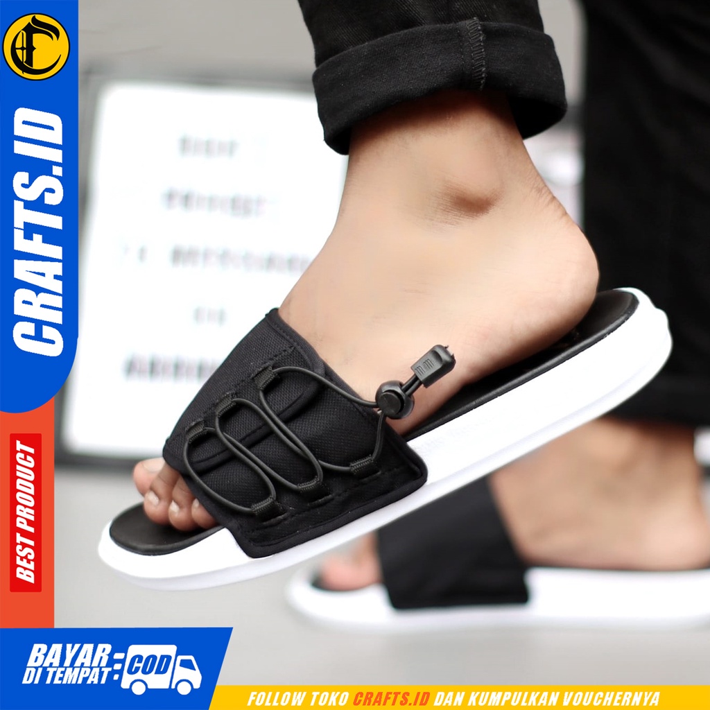 Sendal Slide Pria Sandal Casual Slop Ringan Crafts Butler