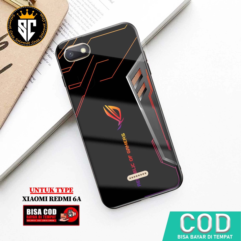 Case Xiaomi Redmi 6A Casing Xiaomi Redmi 6A  Selamet Case [ROG] Case Glossy Case Aesthetic Custom Ca
