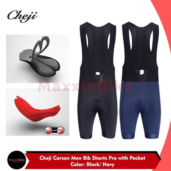 CHEJI Celana Sepeda Pria Pendek BIB PRO CJ-Carson BIB SHORT MEN Pocket