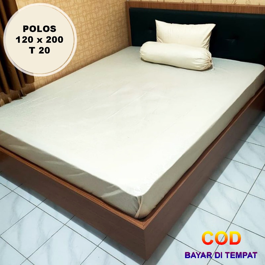 ✅COD Set Sprei Seprei 120x200 Dan 2 Sarung Bantal Guling Homemade Katun Embos Perlengkapan Dekorasi Kamar Rumah Aneka Warna Polos Terbaru