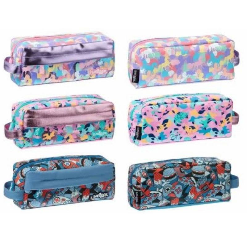 ori original 100% smiggle essential illusion pencil case kotak tempat pensil anak bermerek merek cewek perempuan laki cowok hadiah kado ultah COD mainan organizer organiser pen pena atk alat tulis kantor buka masuk sekolah new semester naik kelas