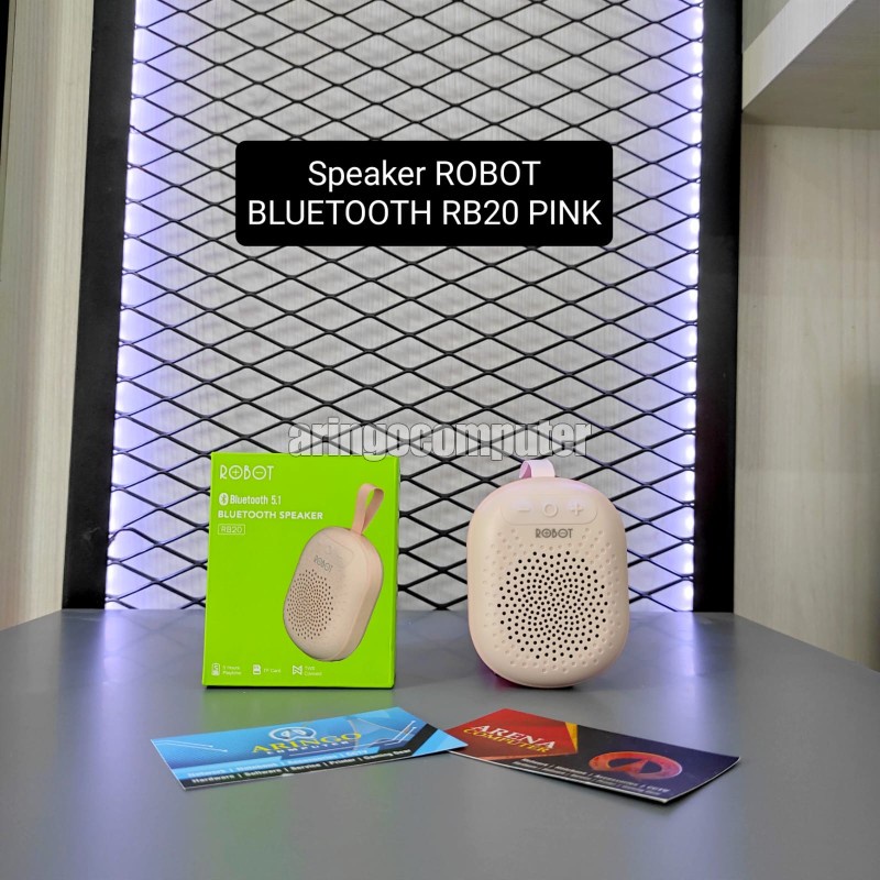 Speaker ROBOT BLUETOOTH RB20 PINK