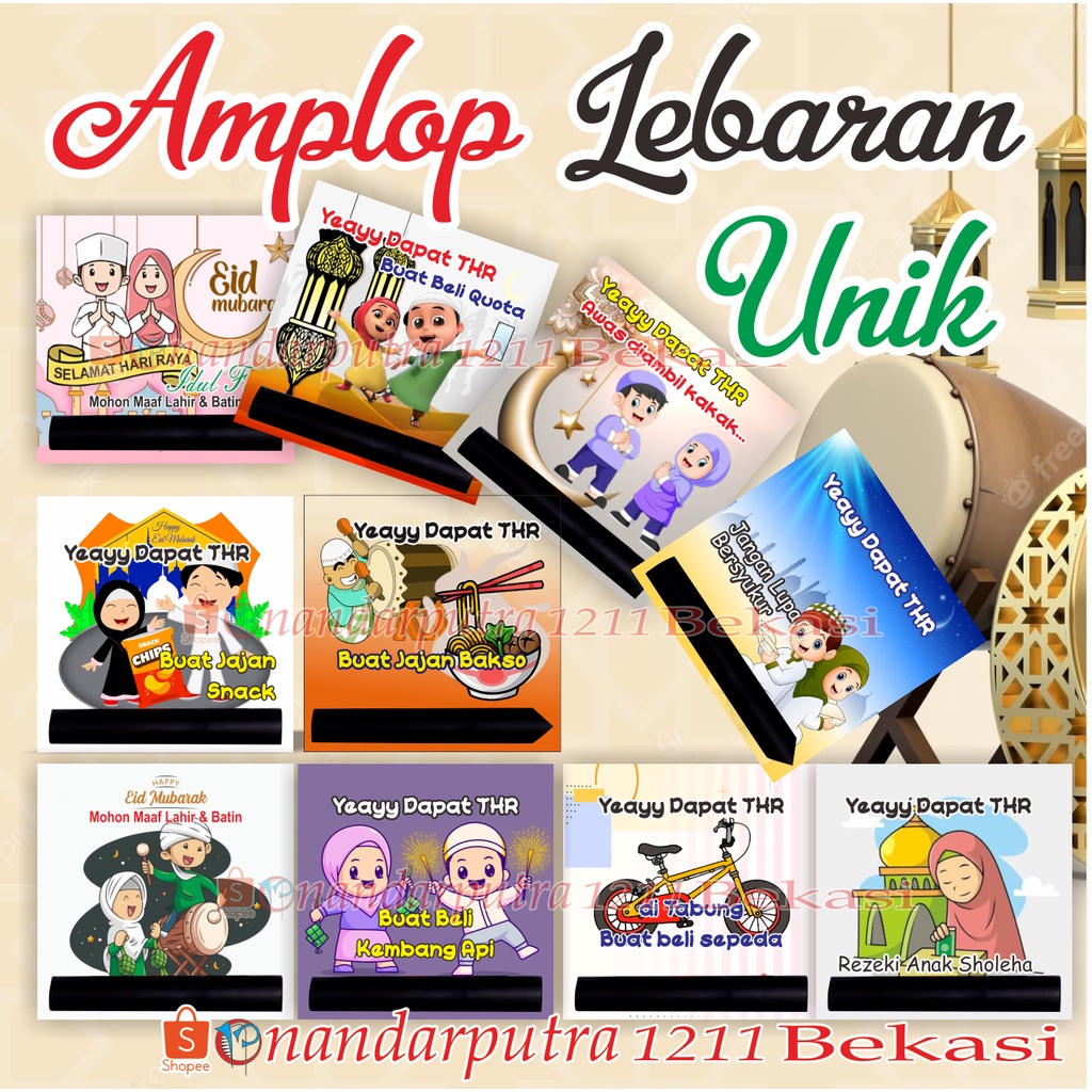 

(10pcs) Amplop Lebaran Sedotan/Amplop lebaran unik/Amplop idul fitri/Amplop Lebaran 2024