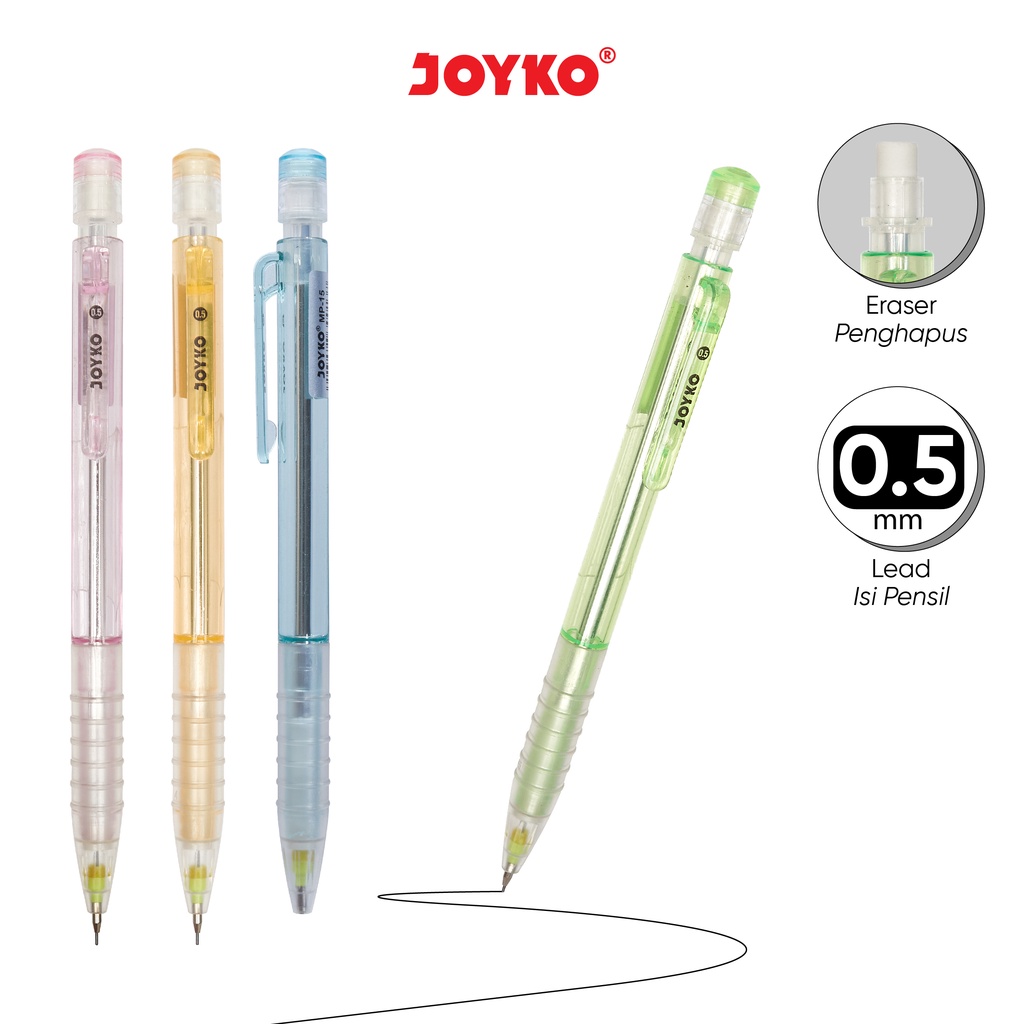 

Mechanical Pencil Pensil Mekanik Joyko MP-15 0.5 mm