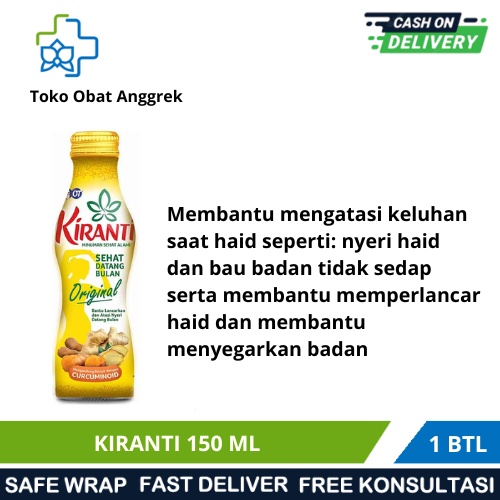 KIRANTI SEHAT DATANG BULAN / MEMBANTU MENGURANGI RASA SAKIT KARNA HAID ATAU DATANG BULAN / DAN MEMPE