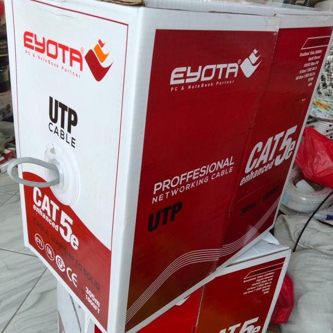 Kabel Lan UTP Eyota Cat 5e 305 Meter Kabel Network 305M