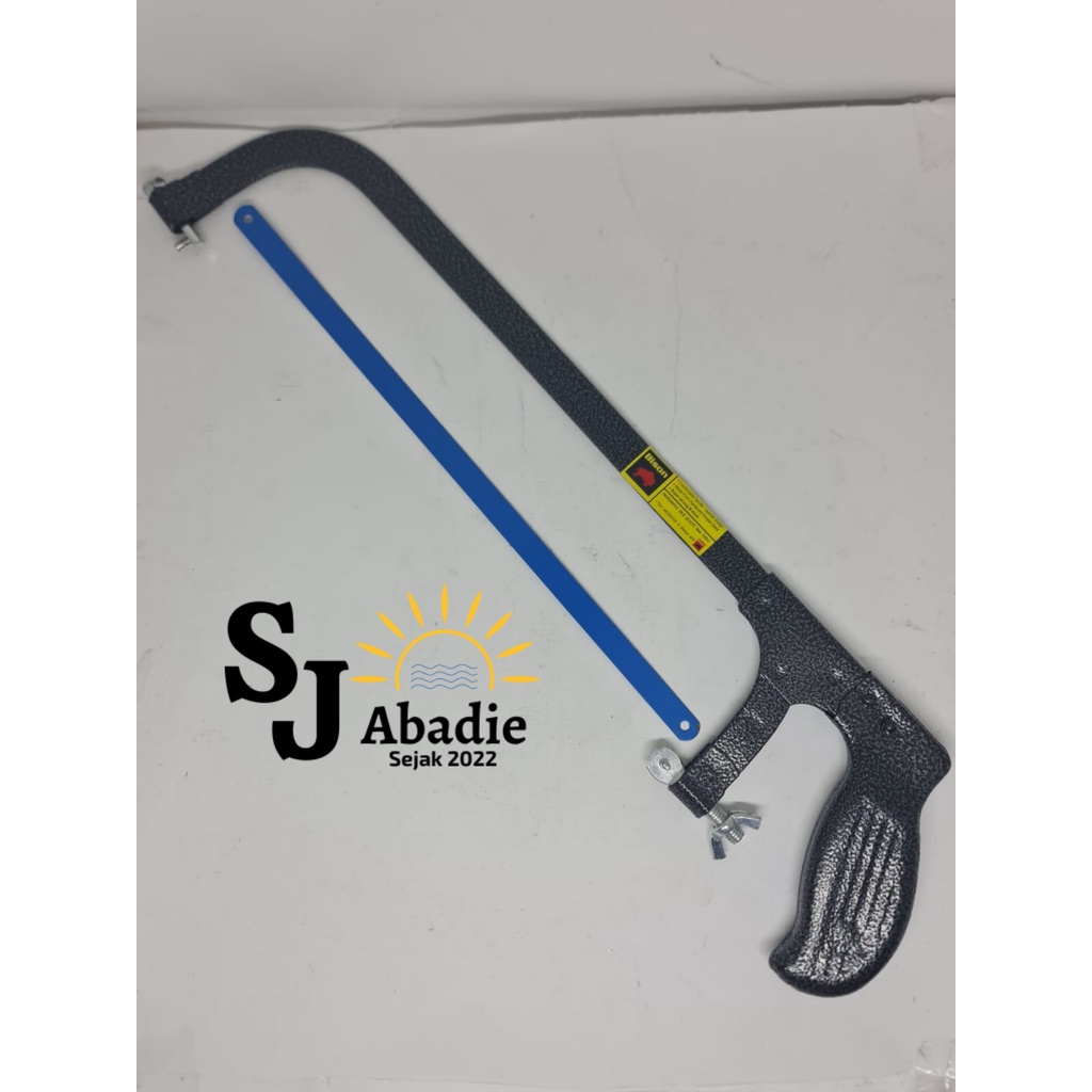 (1 PCS) Stang Gagang Gergaji Hacksaw Besi Heavy Duty BISON | SJ ABADIE |