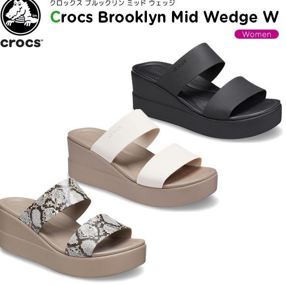 BOOMING Crocs / Crocs Brooklyn Mid Wedge / Sandal Wedges / Sandal Crocs / Crocs Wanita / Crocs Wedge