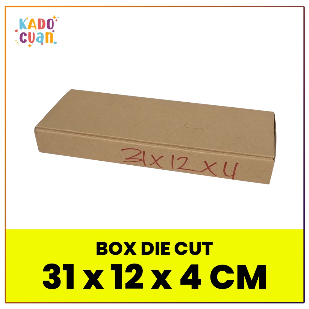 

KARDUS 31x12x4 cm / KOTAK KADO BOX HAMPERS / earlock sidelock die cut karton dus packaging