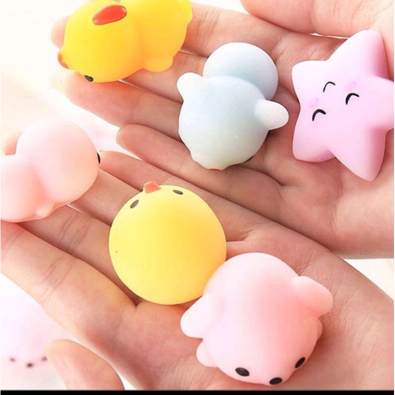 Mainan Squishy Mochi Mini Berbagai Karakter Lucu Murah