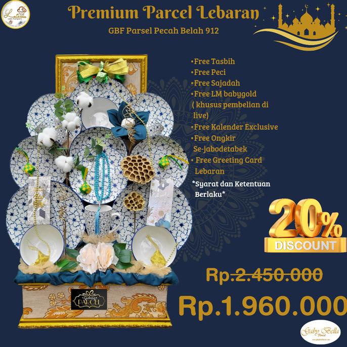 

Parcel Lebaran Gbf 912, Parcel Teaset, Hamper Lebaran,Parcelpecahbelah Keranjangdilan