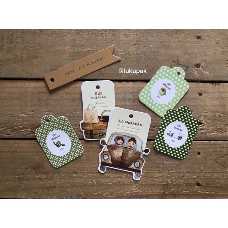 

Hang Tag (25 pcs) tag natal idul fitri mooncake sticker natal