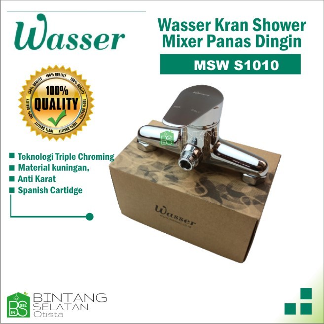Terlaris Wasser Kran Shower Mixer Panas Dingin Kran Air Wasser Msw S1010 S 1010