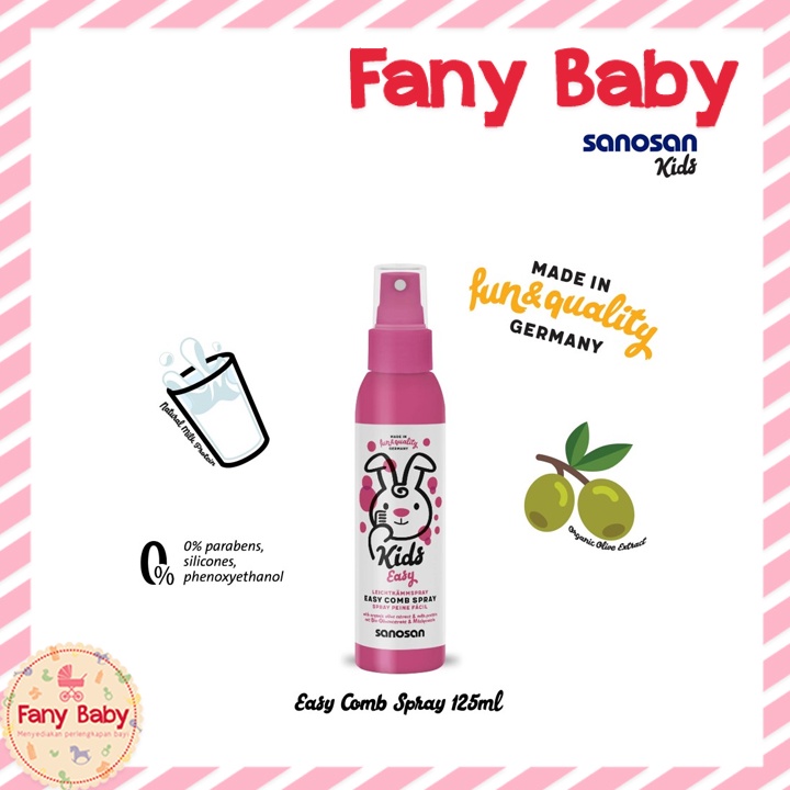 SANOSAN KIDS EASY COMB SPRAY 125ML