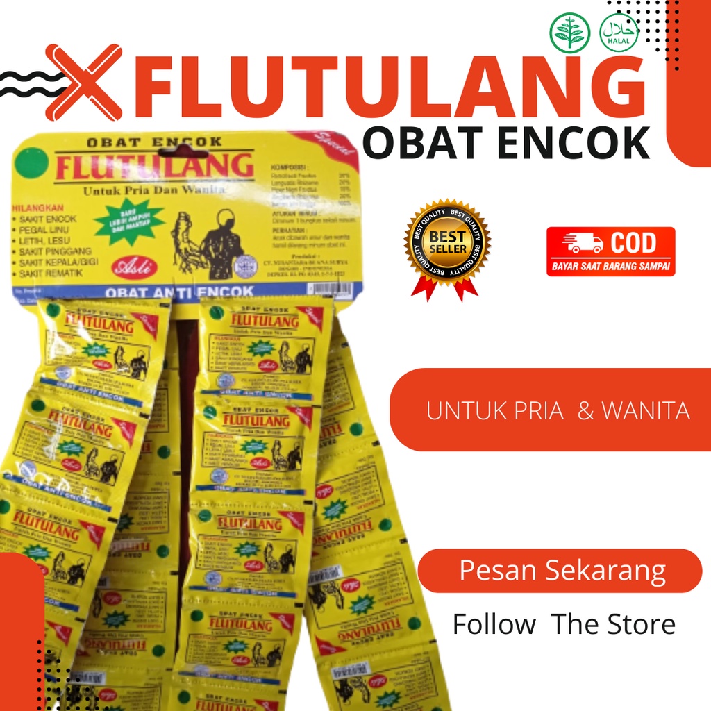 Kapsul Flu Tulang Sachetan, Mengobati Pegal Linu, Encok, Letih Lesu, Rheumatik, Nyeri Tulang