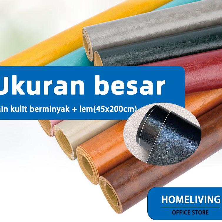 ♝ 【Barang Spot】kulit berminyak Jual STICKER KULIT PU | LEATHER STICKER COVER PERBAIKAN KULIT YANG RU