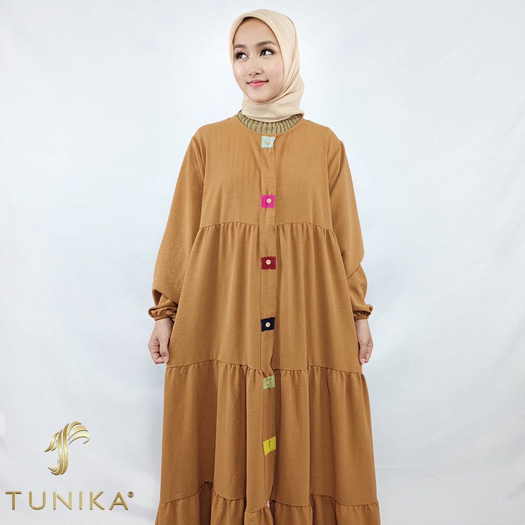 Zily Maxy Crinkle Airflow - Baju Gamis Jumbo Wanita - Dress Muslim - Gamis Dewasa - Tunika