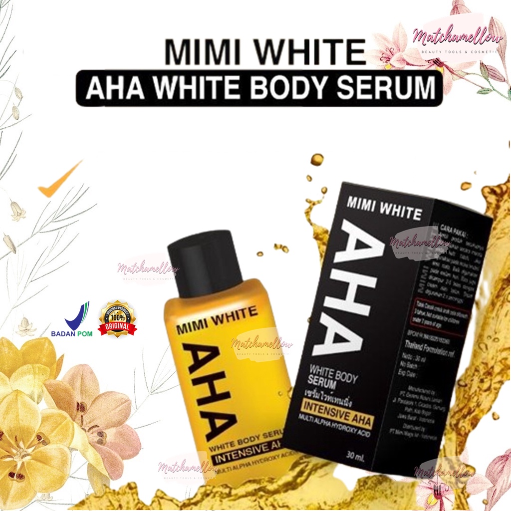 ❄️MATCHA❄️AHA MIMI WHITE BODY BOOSTER SERUM - INSENTIVE AHA BODY SERUM BPOM