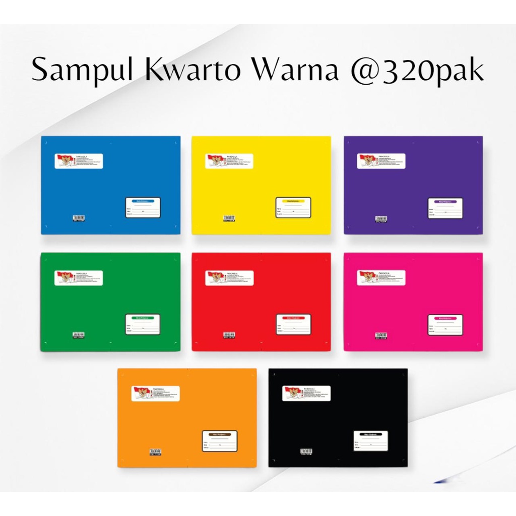

Sampul Buku Kwarto Warna