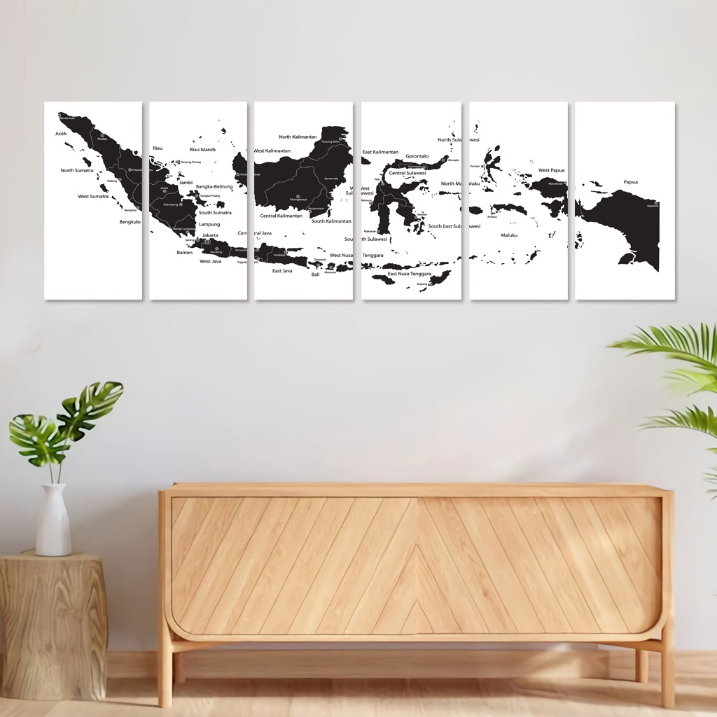 Hiasan Dinding Peta Indonesia aesthetic dekorasi kamar pria dan wanita