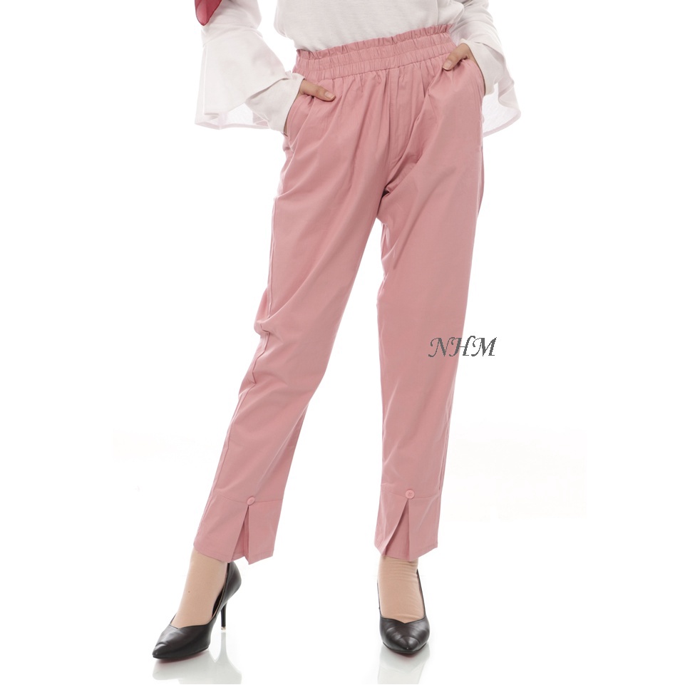 NHM Celana Wanita Split Pants Korean Style, Celana Kerja Wanita