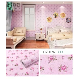 Wallpaper Dinding Kamar Tidur Bunga / Walpaper Stiker Dinding / Walpaper Dinding Solusi Dekorasi