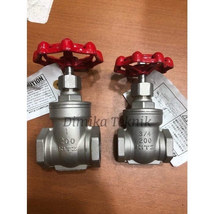 Terlaris Gate Valve Kitz Ss 304 1 Inch / Gate Valve Stainless Steel
