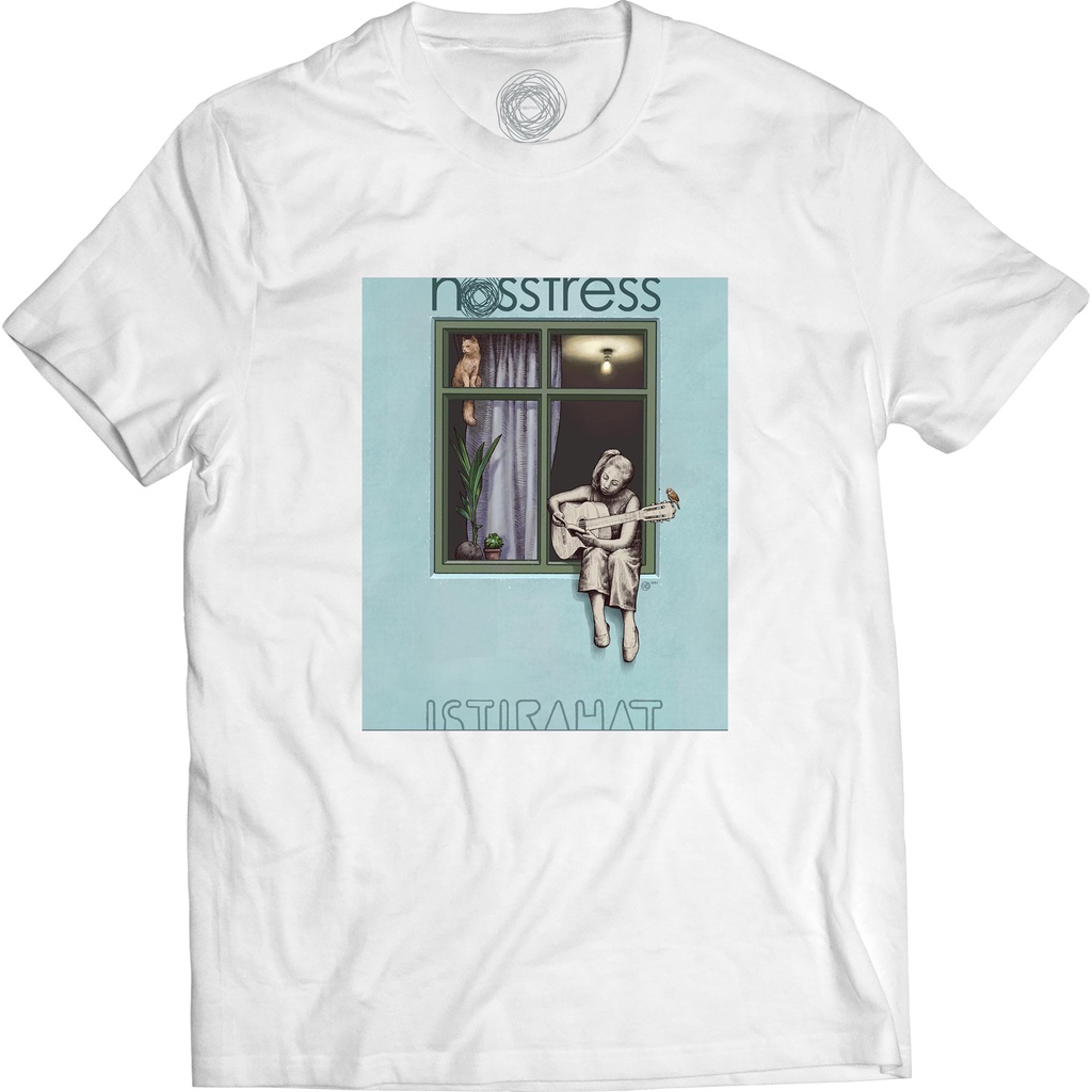 T-shirt Merchandise Band Nosstress Artwork | Istirahat | Tanam Saja