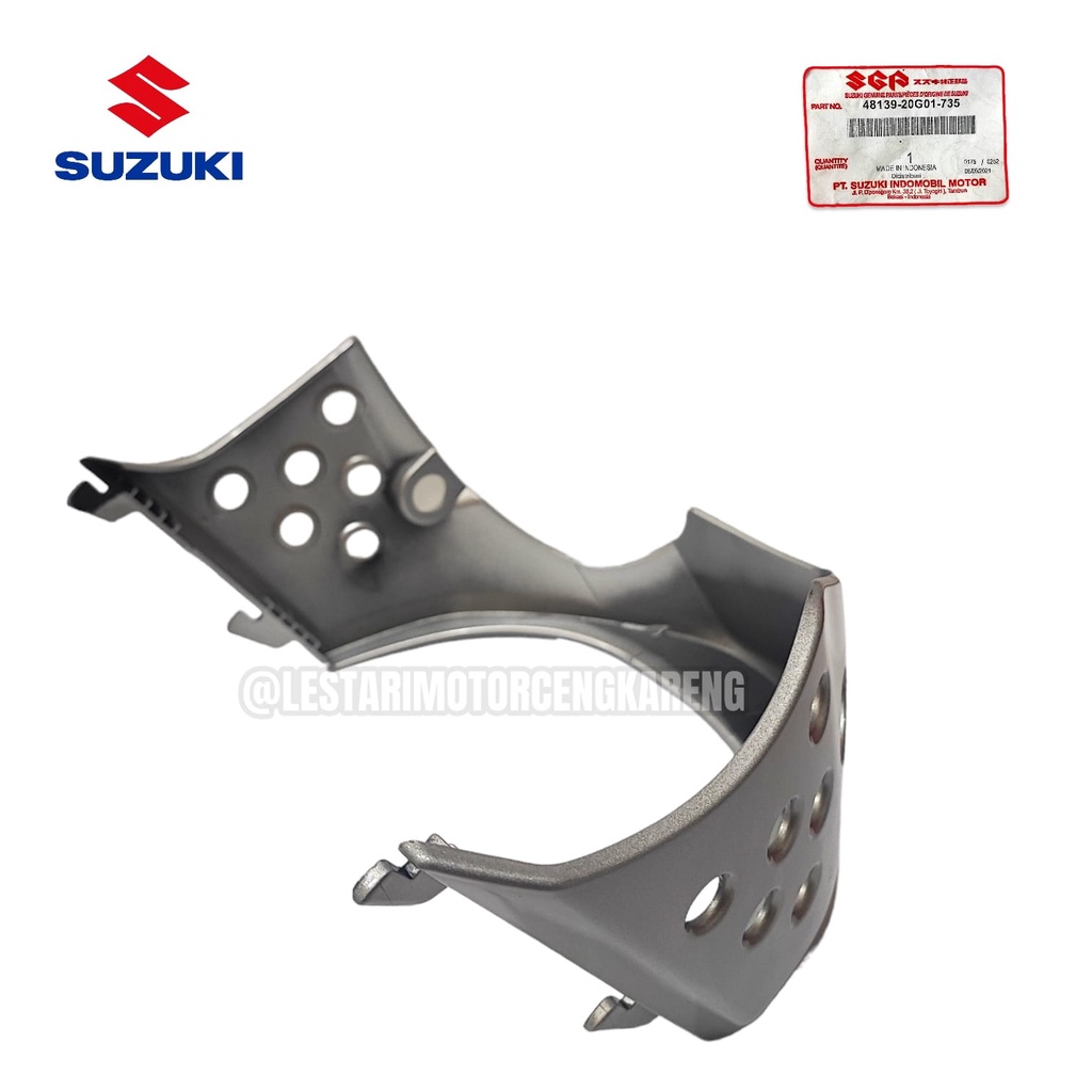 COVER COWLING SAYAP BAWAH SHOGUN SP FD 125 SILVER 48139-20G01-735 SGP