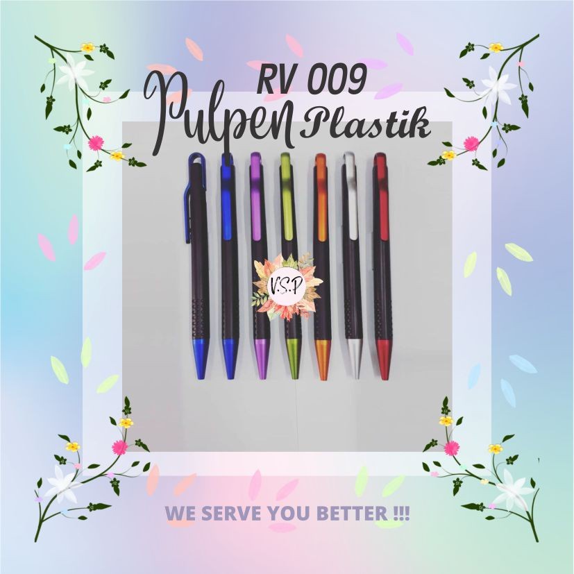 

Pulpen Plastik RV 009 / Souvenir Wedding Seminar kit Murah