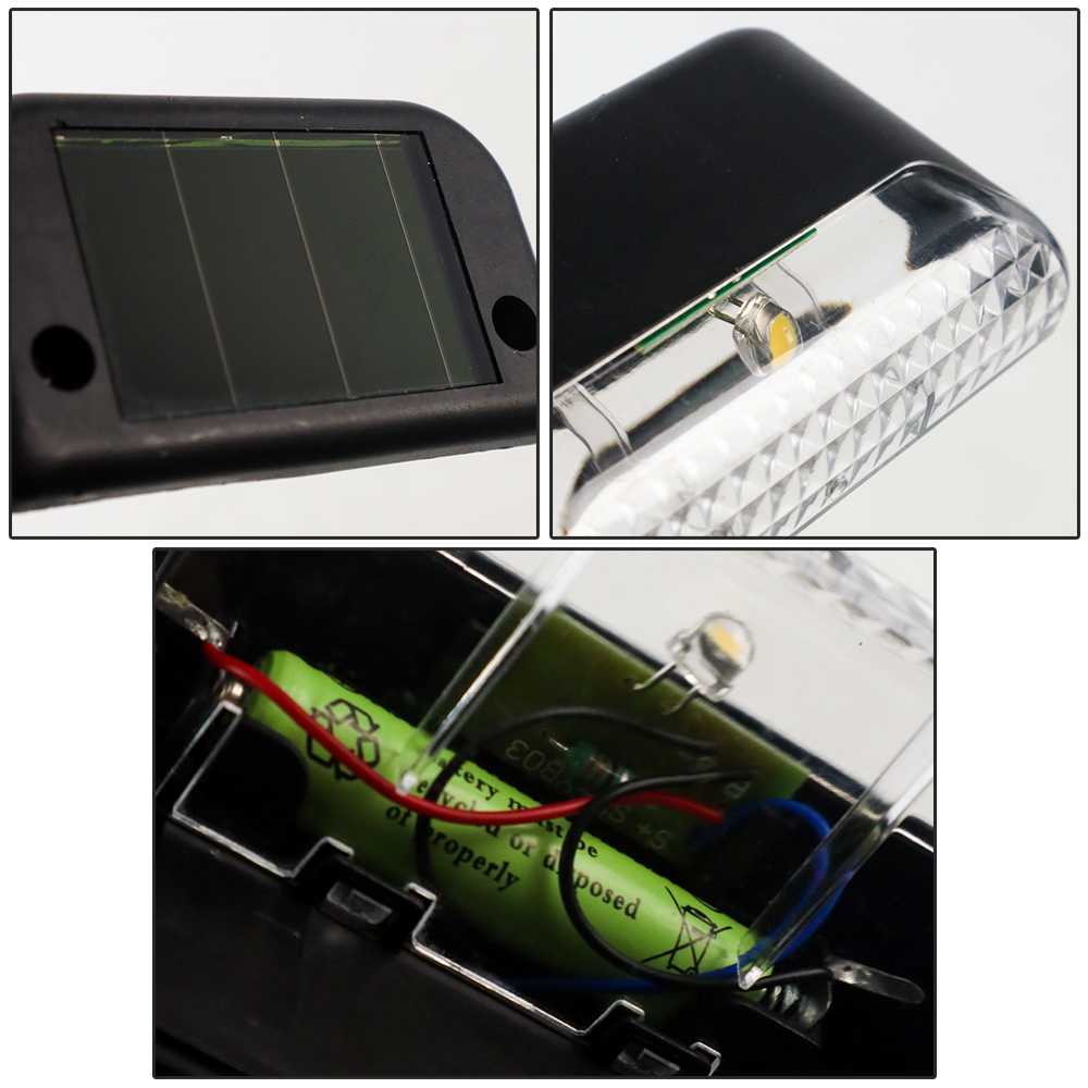 TaffLED Lampu Taman Solar Sensor IP44 Warm White 4 PCS - L20