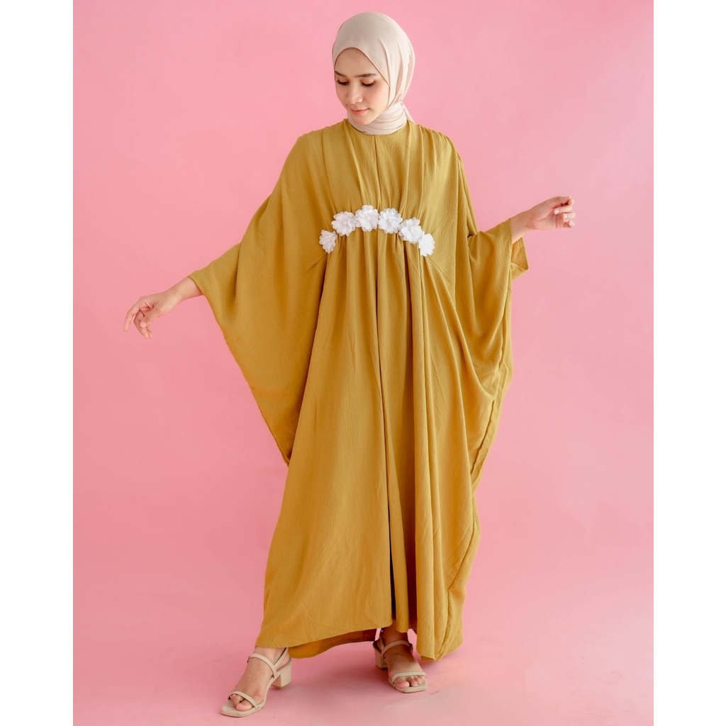 Myrubylicious RENETA KAFTAN KODE RH2562 | KAFTAN | DRESS | BAJU MUSLIMAH | KAFTAN BUNGA