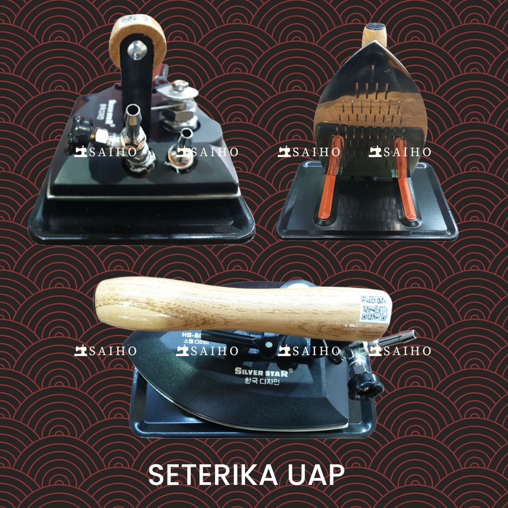 [SILVER STAR] Setrika Uap / Gosokan Boiler/ Steam Iron cocok untuk Laundry