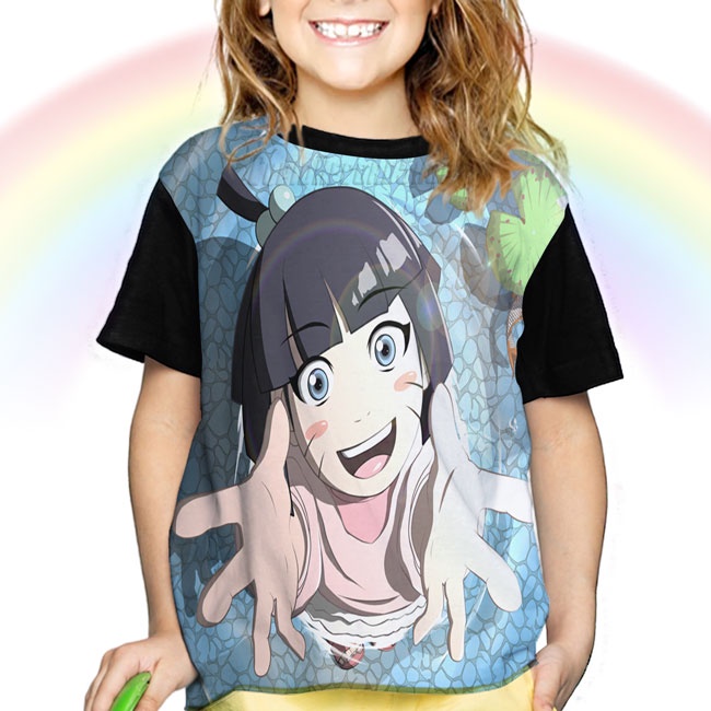 Baju Himawari Uzumaki Anak Kaos Anime Naruto Unisex 3D 10242